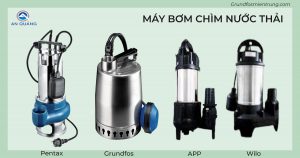 Các loại máy bơm chìm nước thải chuyên dụng cho nhà hàng, khách sạn